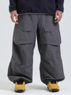 Pantalon de ski ample Gsou Snow Urban Slope KneeFlex pour homme, avec poches cargo.