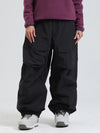 Pantalon de ski ample Gsou Snow Urban Slope KneeFlex pour femme, avec poches cargo.