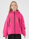 Veste de ski imperméable thermique à capuche oreilles de lapin pour filles