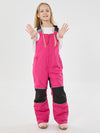 Salopette de ski imperméable et isolante avec genouillères réfléchissantes et genouillères pour filles