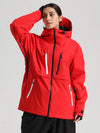 Veste de ski cargo fonctionnelle et résistante Gsou Snow pour femme, idéale pour la montagne et l'hiver.