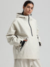 Veste anorak de snowboard Gsou Snow pour femme, résistante et au style urbain.