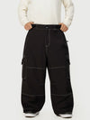 Pantalon de ski cargo utilitaire Wild Soul Crew pour homme – Coupe ample à coutures renforcées