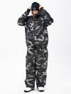 Ensemble veste bomber et pantalon ample pour homme, motif camouflage montagne freestyle