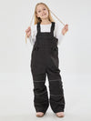 Salopette de ski imperméable et isolante avec genouillères réfléchissantes et protections réfléchissantes pour filles