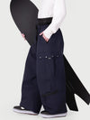 Pantalon de ski cargo utilitaire Techline pour homme, inspiré des vêtements de travail – Coupe ample et décontractée