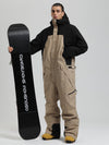 Combinaisons de ski cargo une pièce pour hommes, style explorateur hors-piste, combinaisons intégrales