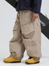 Pantalon de ski ample Gsou Snow Urban Slope KneeFlex pour homme, avec poches cargo.
