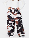 Pantalon de neige ample Nightline Park Rider pour femme, avec bandes réfléchissantes et poches cargo.