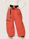 Pantalon de neige ample et résistant pour femme Urban Storm, style freestyle.