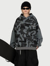 Sweat à capuche de ski freestyle Park Rider pour femme – Modèle 2 en 1 à plusieurs couches avec manches contrastées