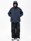 Ensemble veste de ski et pantalon ample Streetstorm pour homme, idéal pour le ski nocturne et les activités nautiques.