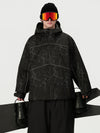 Veste de ski freestyle Nightline Park Rider pour homme avec panneaux réfléchissants