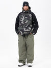 Ensemble veste bomber et pantalon ample pour homme, motif camouflage montagne freestyle