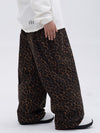 Pantalon de ski ample freestyle à genoux doubles pour femme
