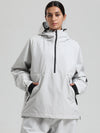 Veste anorak de snowboard Gsou Snow pour femme, résistante et au style urbain.