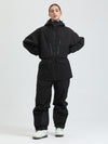 Combinaison de ski cargo multifonctionnelle Gsou Snow pour femme, résistante et performante.