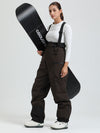 Salopette de ski cargo multifonctionnelle Gsou Snow pour femme, résistante et performante.