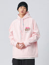 Sweat à capuche ample de snowboard Nandn Mountain Chill Out pour femme