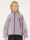 Veste de ski imperméable thermique à capuche oreilles de lapin pour filles