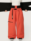 Pantalon de neige ample et résistant pour femme Urban Storm, style freestyle.