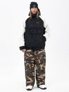 Ensemble veste bomber et pantalon ample pour homme, motif camouflage montagne freestyle