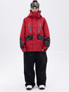 Ensemble de ski Chillform pour femme, camouflage réfléchissant – Veste Glow Trail et pantalon de ski ample