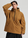 Veste anorak de snowboard Gsou Snow pour femme, résistante et au style urbain.
