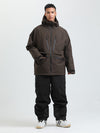 Combinaison de ski cargo multifonctionnelle Gsou Snow pour homme, résistante et performante.