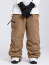 Pantalon de ski ample Prime Mountain pour homme avec deux poches cargo latérales