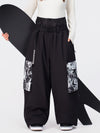 Pantalon de snowboard cargo ample et freestyle Hyper Flux Urban Graffiti pour femme - Park Rider