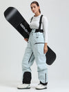 Salopette de ski cargo multifonctionnelle Gsou Snow pour femme, résistante et performante.