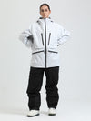 Combinaison de ski cargo multifonctionnelle Gsou Snow pour femme, résistante et performante.