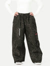 Pantalon de neige cargo utilitaire extensible et résistant Techline pour femme – Coupe ample et décontractée