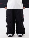 Pantalon de neige cargo utilitaire multipoches à motif léopard Wild Soul Steeze ParkRider pour femme