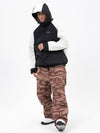 Ensemble veste bomber et pantalon ample pour homme, motif camouflage montagne freestyle