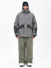 Ensemble de ski Chillform pour homme, camouflage réfléchissant – Veste Glow Trail et pantalon de ski ample Freerider