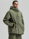 Veste de ski Gsou Snow pour homme, résistante, isolée et coupe-vent, type Mountain Pro.