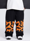 Pantalon de neige cargo réfléchissant à motif swaggy pour homme, toutes saisons