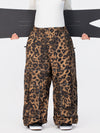 Pantalon de neige ample Nightline Park Rider pour femme, avec bandes réfléchissantes et poches cargo.