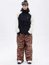 Ensemble veste bomber et pantalon ample pour femme, motif camouflage montagne freestyle