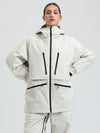 Veste de ski cargo multifonctionnelle Gsou Snow pour femme, résistante et performante.