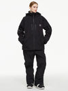 Combinaisons de ski thermiques coupe-vent Arctic Queen Mountain pour femmes avec salopette