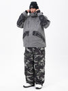 Ensemble de ski Chillform pour homme, camouflage réfléchissant – Veste Glow Trail et pantalon de ski ample