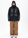 Ensemble de ski Chillform pour homme, camouflage réfléchissant – Veste Glow Trail et pantalon de ski ample Freerider