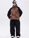 Ensemble veste bomber et pantalon ample pour femme, motif camouflage montagne freestyle