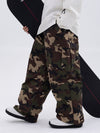 Pantalon de ski ample léopard double genou pour homme