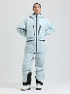 Combinaison de ski cargo multifonctionnelle Gsou Snow pour femme, résistante et performante.