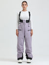 Salopette de ski cargo multifonctionnelle Gsou Snow pour femme, résistante et performante.
