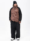 Ensemble veste bomber et pantalon ample pour homme, motif camouflage montagne freestyle